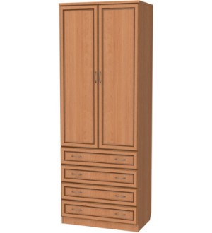Шкаф для белья со штангой и ящиками